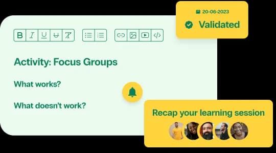 Capture learnings systematically